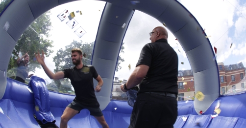 Crystal Maze inflatable dome